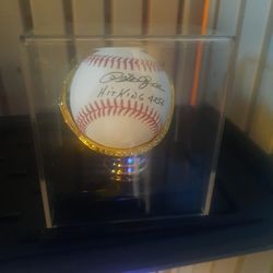 Pete Rose Hit KING autograph Major Leaugue baseball