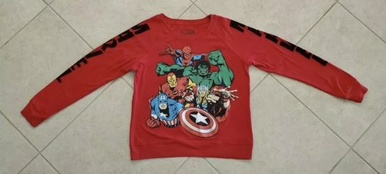 Marvel Comics Avengers Jersey Shirt Size XL Red
