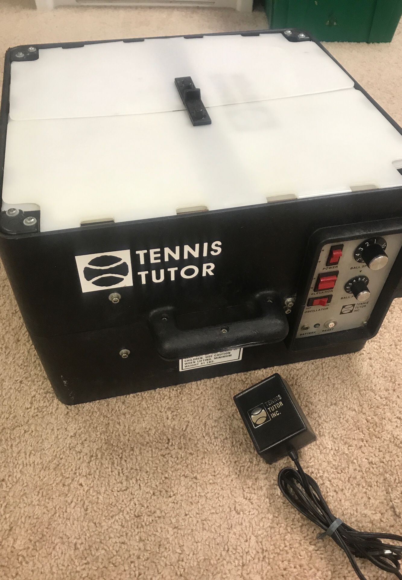 Tennis Tutor Model 2 Tennis Ball Machine-Works