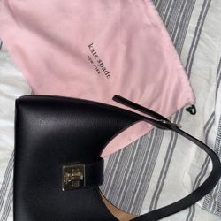 Kate Spade Black Leather Shoulder Bag