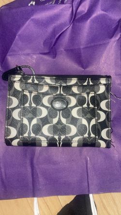 Coach Signature Wristlet