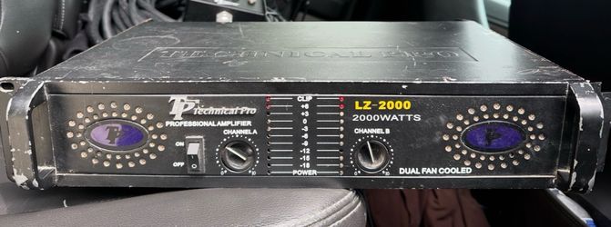 Power Amp Technical Pro LZ-2000 watt OBO