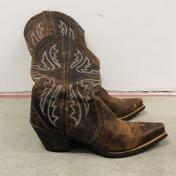 Ariat Heritage Cowgirl X Toe Cowboy Brown Western Boots Womens 7B
