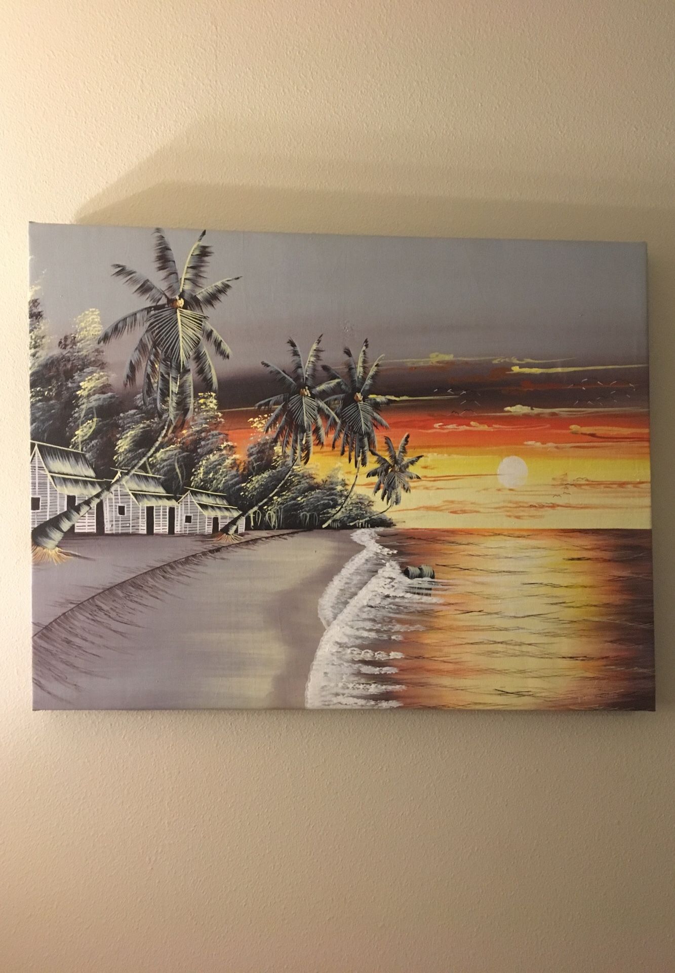 Punta Cana oil painting canvas