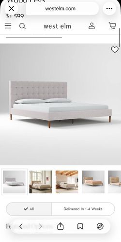 King bed frame