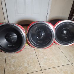 15 Inch ORIONS Subwooders 2500 Watts Rms 