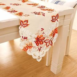 Fall table runner and mats set