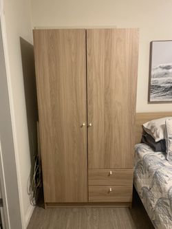 Wardrobe with 2 Doors and 2 Drawers