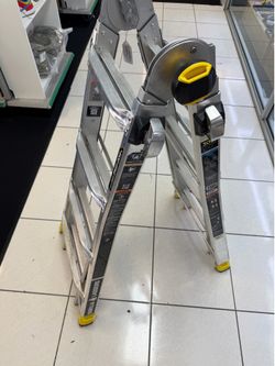 Gorilla multi position aluminum ladder 18ft