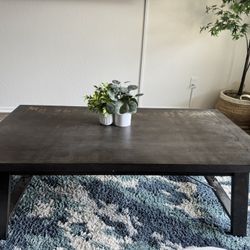 Living Spaces Wood Coffee Table