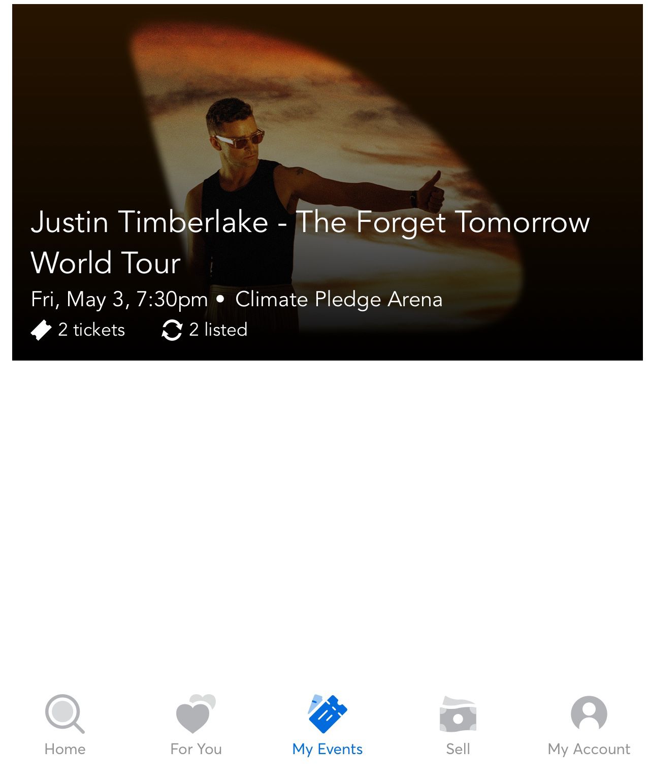 Justin Timberlake - Friday May 3 Tickets 