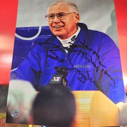 Bill Snyder Autographed Signed Kansas State Wilcats 8X10 W/coa