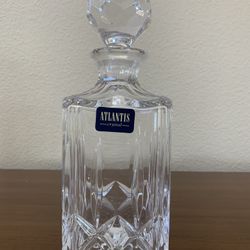 Atlantis Vintage Crystal Decanter - Hand Made