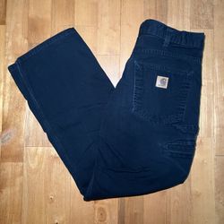 Carhartt Men’s 32/30 Black Utility Work Loose Fit Pants