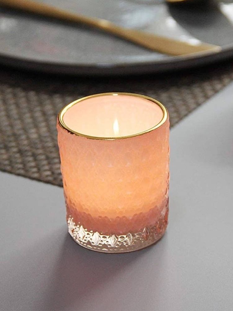 Pink And Gold Votive Candle Holders (48)