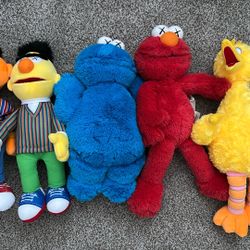 Kaws & Sesame Street Plush Toy 