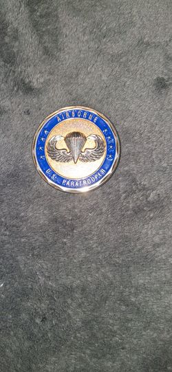 U.S. ARMY PARATROOPER COIN