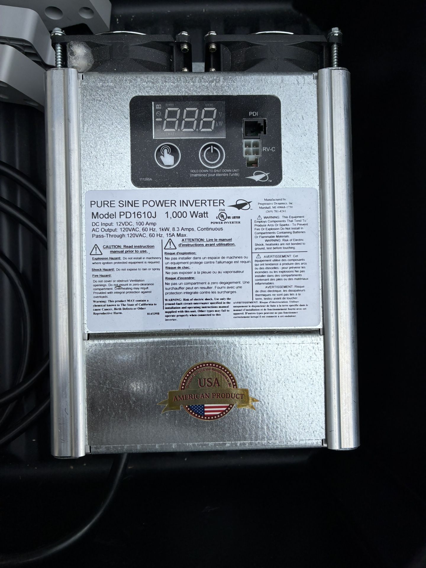RV 1000 Watt Power Inverter And Converter