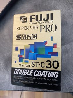 Fuji Super VHS Pro- SVHSC tape 