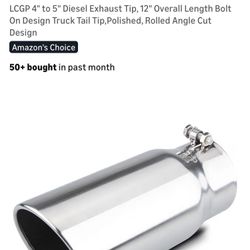 4” To 5” Diesel Exhaust Tip