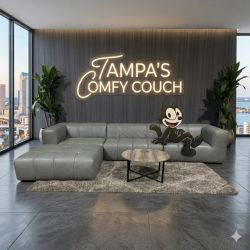 🛋️ RH- Restoration Hardware Dario Leather Modular Sofa & Ottoman