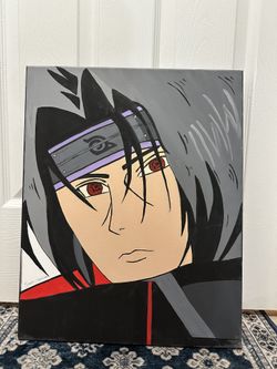 Acrylic Painting Itachi Naruto