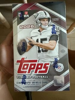 Topps flagship football hobby box sealed