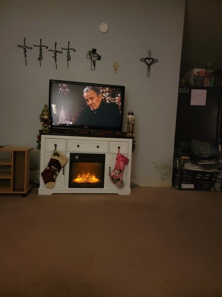 Fireplace TV Stand