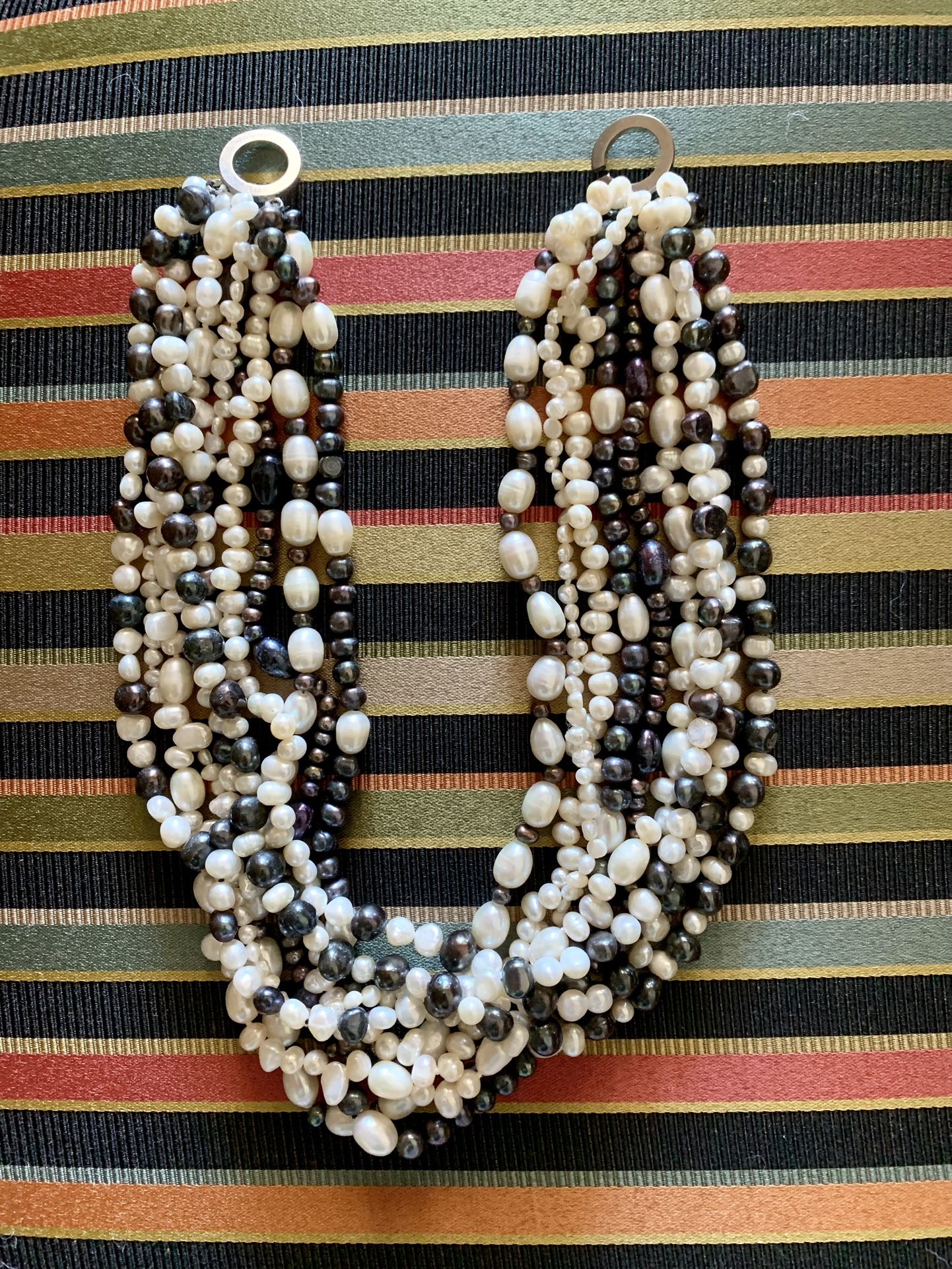 Unique Cultured Pearl Torsade Necklace