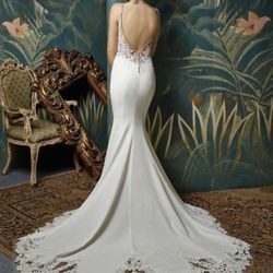 Designer Mermaid Wedding Gown