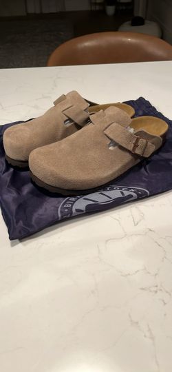 Birkenstock Boston Suede Clogs