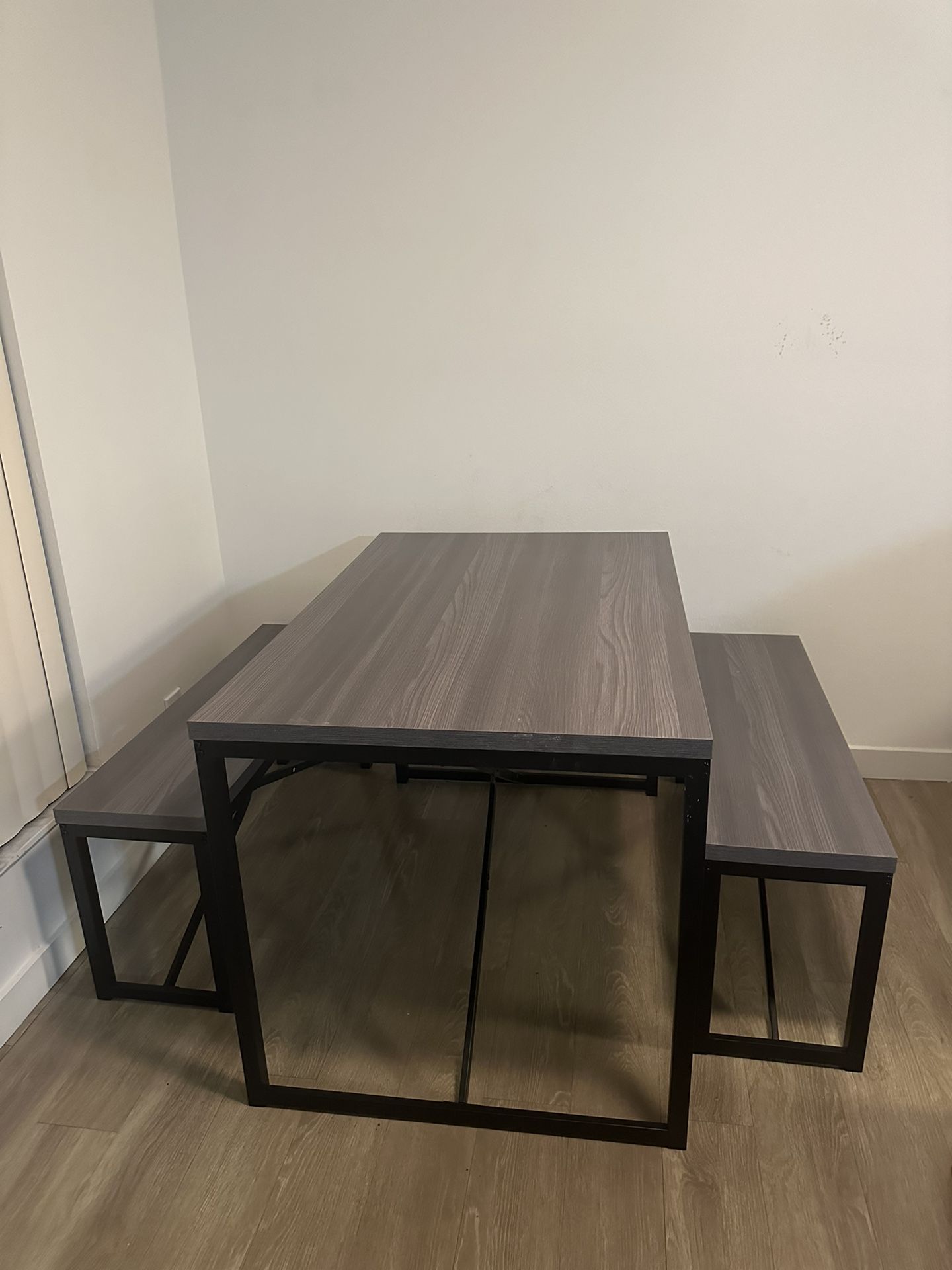 Grey Bench Table