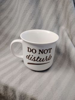 "Do Not Disturb" Ceramic Coffee Mug