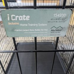 Icrate 1542DD Dog Training Crate