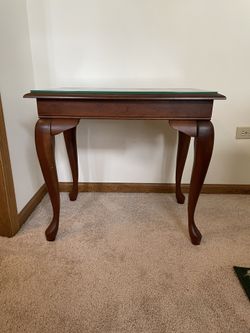 Solid Wood Cherry Side Table 