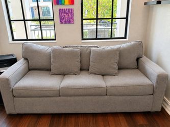 Pull out queen plush couch
