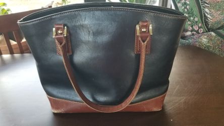 Italian Black And Brown Leather Pocketbook