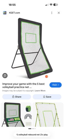Volleyball rebound net