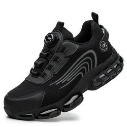 Men's comfortable breathable steel toe safety shoes