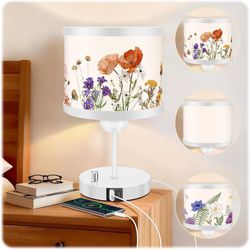 Flower Table Lamp(brand new)(one 20$ two 35$)