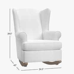 Pottery Barn Wingback Rocking Chair