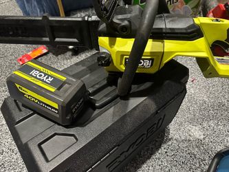Ryob hp 40 volt chainsaw super sale!!!!! Retail $500
