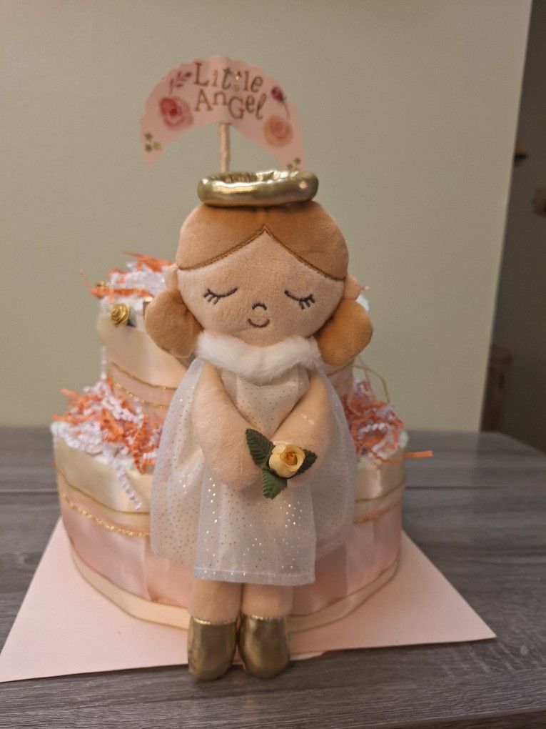 Angel Diaper Cake