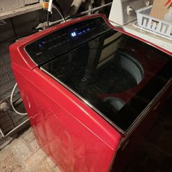 Whirlpool Cabrio Red Top Load Washer Excellent Condition