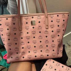 Pink Mcm bag