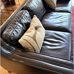 Article Black Leather Sofa