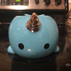 Streamline Magical Narwhal Mug, Blue