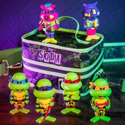 Funko TMNT Blacklight 6-pack Soda with Cooler Exclusive SEALED