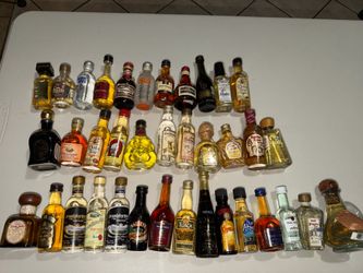 Mini liquor bottles
