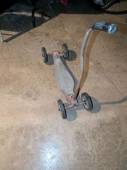 Vintage Metal Kick Scooter